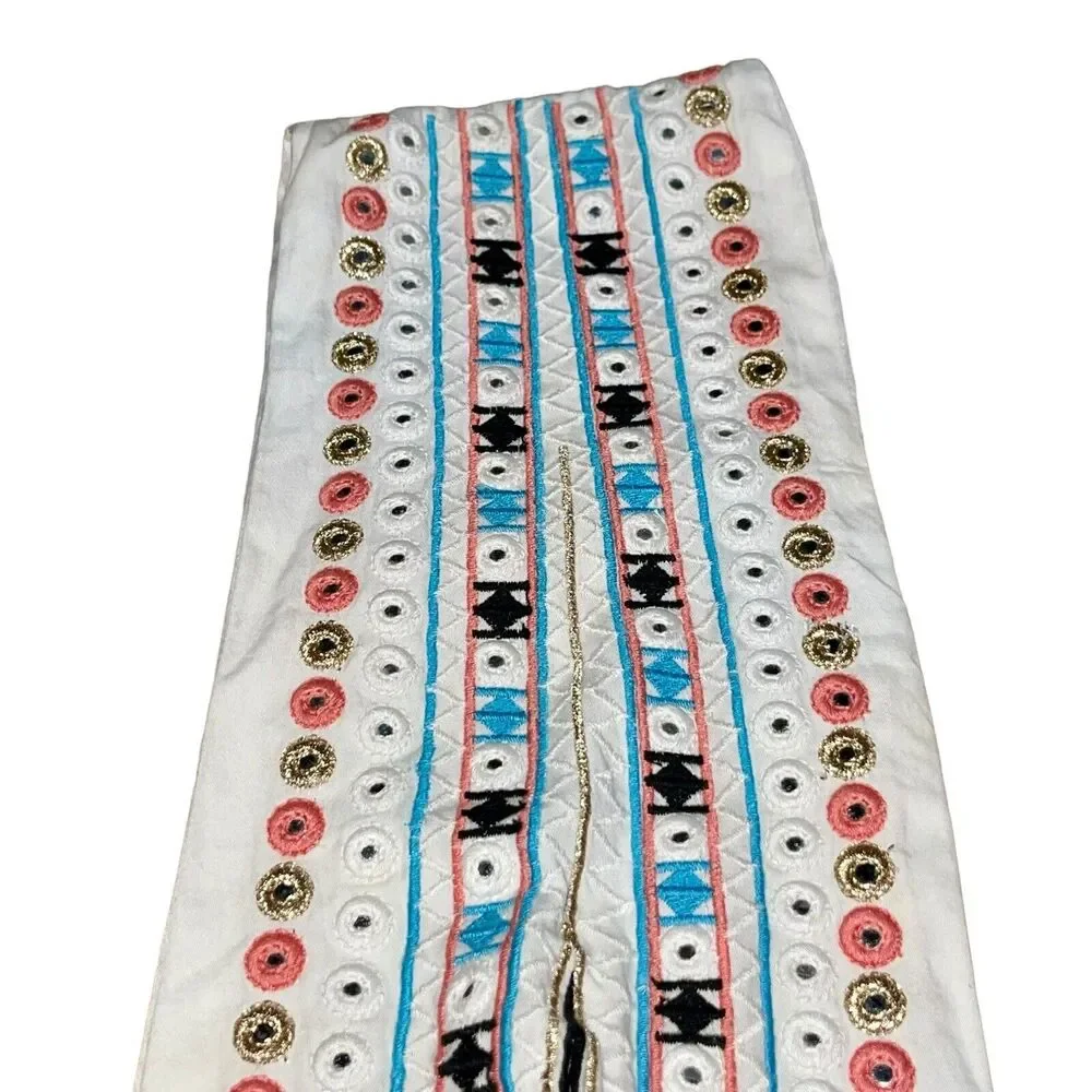 Cropped Embroidered Top Festival Metallic - Picture 10 of 11